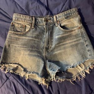 Lucky Brand Super High Waisted Cut Offs